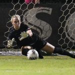 Jasmine Kessler. UTSA tied Houston 0-0 in the Roadrunners' women's soccer season opener on Thursday, Aug. 14, 2025, at Park West Athletics Complex. - photo by Joe Alexander