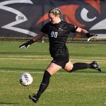 Jasmine Kessler. UTSA tied Houston 0-0 in the Roadrunners' women's soccer season opener on Thursday, Aug. 14, 2025, at Park West Athletics Complex. - photo by Joe Alexander