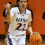 UTSA guard Kyra White playing against Florida International on Feb. 25, 2023, at the Convocation Center. - photo by Joe Alexander