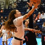 UTSA guard Kyra White playing against Florida International on Feb. 25, 2023, at the Convocation Center. - photo by Joe Alexander