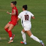 Brooke Viccars. UTSA tied Houston 0-0 in the Roadrunners' women's soccer season opener on Thursday, Aug. 14, 2025, at Park West Athletics Complex. - photo by Joe Alexander