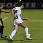 UTSA's Brooke Viccars was fouled in the 81st minute to set up a penalty kick and the only goal in a 1-0 victory over Lamar on Sunday at Park West Athletics Complex. - photo by Joe Alexander