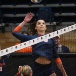 Derin Saygi. UTSA's volleyball scrimmage on Friday night at the Convocation Center. - photo by Joe Alexander