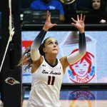 Ilaria Durante. UTSA volleyball lost to Stephen F. Austin 3-0 in the season opener for both teams on Friday, Aug. 29, 2025, at the Convocation Center. - photo by Joe Alexander