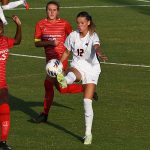 Emelie Ekman. UTSA tied Houston 0-0 in the Roadrunners' women's soccer season opener on Thursday, Aug. 14, 2025, at Park West Athletics Complex. - photo by Joe Alexander