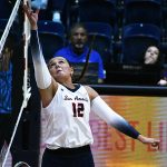 Megan Hawkins. UTSA volleyball lost to Stephen F. Austin 3-0 in the season opener for both teams on Friday, Aug. 29, 2025, at the Convocation Center. - photo by Joe Alexander
