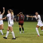 Zoe May scored the only goal on a penalty kick in UTSA women's soccer's 1-0 victory over Lamar on Sunday night at Park West Athletic Complex. - photo by Joe Alexander