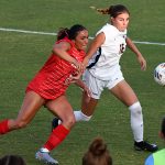 Kacey Grahmann. UTSA tied Houston 0-0 in the Roadrunners' women's soccer season opener on Thursday, Aug. 14, 2025, at Park West Athletics Complex. - photo by Joe Alexander
