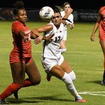 Kamryn Watson. UTSA tied Houston 0-0 in the Roadrunners' women's soccer season opener on Thursday, Aug. 14, 2025, at Park West Athletics Complex. - photo by Joe Alexander