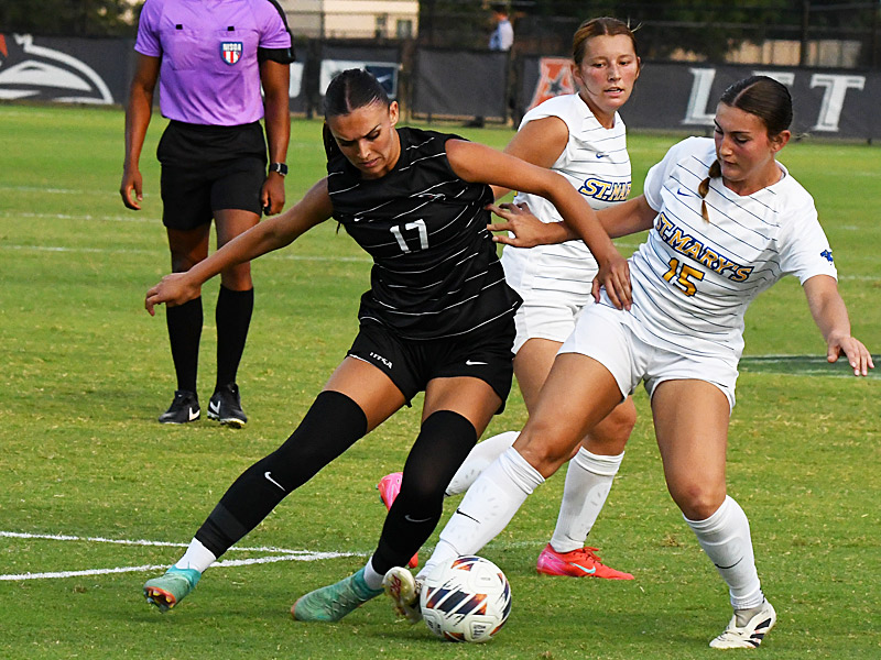 Kamryn Watson. UTSA women's soccer beat St. Mary's 3-0 on Thursday, Aug. 21, 2025, at Park West Athletics Complex. - photo by Joe Alexander