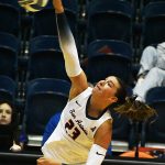 Brooke Elliott. UTSA volleyball lost to Stephen F. Austin 3-0 in the season opener for both teams on Friday, Aug. 29, 2025, at the Convocation Center. - photo by Joe Alexander