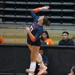 Brooke Elliott. UTSA's volleyball scrimmage on Friday night at the Convocation Center. - photo by Joe Alexander