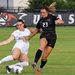 Brooklyn Bailey. UTSA women's soccer beat St. Mary's 3-0 on Thursday, Aug. 21, 2025, at Park West Athletics Complex. - photo by Joe Alexander