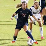 Brooklyn Bailey. UTSA women's soccer lost to No. 9-ranked TCU 1-0 on Sunday, Aug. 17, 2025, at Park West Athletics Complex. - photo by Joe Alexander