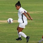 Aaliyaiah Durden. UTSA tied Houston 0-0 in the Roadrunners' women's soccer season opener on Thursday, Aug. 14, 2025, at Park West Athletics Complex. - photo by Joe Alexander