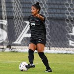 Aaliyaiah Durden. UTSA women's soccer beat St. Mary's 3-0 on Thursday, Aug. 21, 2025, at Park West Athletics Complex. - photo by Joe Alexander