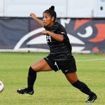 Aaliyaiah Durden. UTSA women's soccer beat St. Mary's 3-0 on Thursday, Aug. 21, 2025, at Park West Athletics Complex. - photo by Joe Alexander