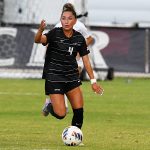 Leah Varela. UTSA women's soccer beat St. Mary's 3-0 on Thursday, Aug. 21, 2025, at Park West Athletics Complex. - photo by Joe Alexander