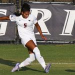 Taliyan Spain. UTSA tied Houston 0-0 in the Roadrunners' women's soccer season opener on Thursday, Aug. 14, 2025, at Park West Athletics Complex. - photo by Joe Alexander