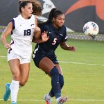 Taliyah Spain. UTSA women's soccer lost to No. 9-ranked TCU 1-0 on Sunday, Aug. 17, 2025, at Park West Athletics Complex. - photo by Joe Alexander