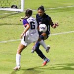 Taliyah Spain. UTSA women's soccer lost to No. 9-ranked TCU 1-0 on Sunday, Aug. 17, 2025, at Park West Athletics Complex. - photo by Joe Alexander