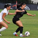 Ava Jackson. UTSA women's soccer beat St. Mary's 3-0 on Thursday, Aug. 21, 2025, at Park West Athletics Complex. - photo by Joe Alexander