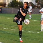 Ava Jackson. UTSA women's soccer beat St. Mary's 3-0 on Thursday, Aug. 21, 2025, at Park West Athletics Complex. - photo by Joe Alexander