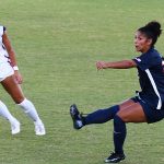 Aaliyaiah Durden. No. 9-ranked TCU beat UTSA 1-0 in women's soccer on Sunday, Aug. 17, 2025, at Park West Athletics Complex. - photo by Joe Alexander