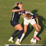 Emelie Ekman. No. 9-ranked TCU beat UTSA 1-0 in women's soccer on Sunday, Aug. 17, 2025, at Park West Athletics Complex. - photo by Joe Alexander