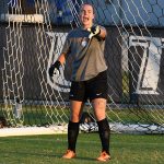 UTSA goalkeeper Jasmine Kessler at Sunday's exhibition against A&M-Corpus Christi at UTSA Park West. - photo by Joe Alexander
