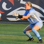 Jasmine Kessler. No. 9-ranked TCU beat UTSA 1-0 in women's soccer on Sunday, Aug. 17, 2025, at Park West Athletics Complex. - photo by Joe Alexander