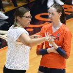Carol Price-Torok. UTSA volleyball lost to Texas State 3-1 on Saturday, Aug. 30, 2025, at the Convocation Center. - photo by Joe Alexander