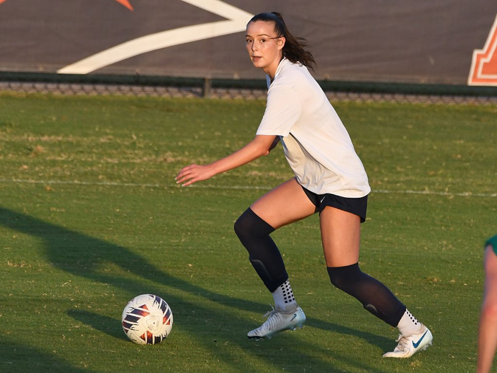 UTSA beat A&M-Corpus Christi 6-0 in a women's soccer exhibition on Sunday, Aug. 3, 2025, at UTSA Park West. - photo by Joe Alexander