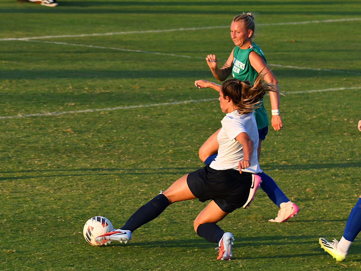 Brooklyn Bailey scored UTSA's second goal in the 22nd minute in a 6-0 exhibition victory over A&M-Corpus Christi on Sunday, Aug. 3, 2025, at Park West. - photo by Joe Alexander
