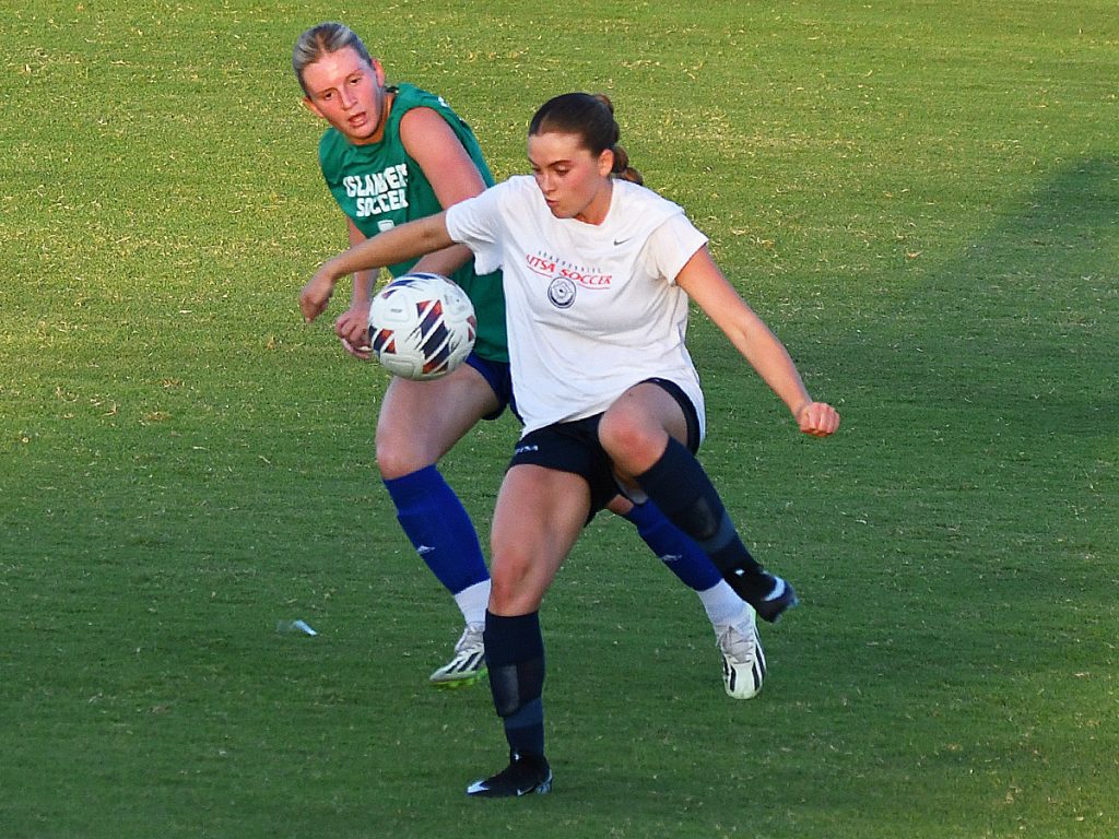 UTSA beat A&M-Corpus Christi 6-0 in a women's soccer exhibition on Sunday, Aug. 3, 2025, at UTSA Park West. - photo by Joe Alexander