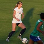 UTSA beat A&M-Corpus Christi 6-0 in a women's soccer exhibition on Sunday, Aug. 3, 2025, at UTSA Park West. - photo by Joe Alexander