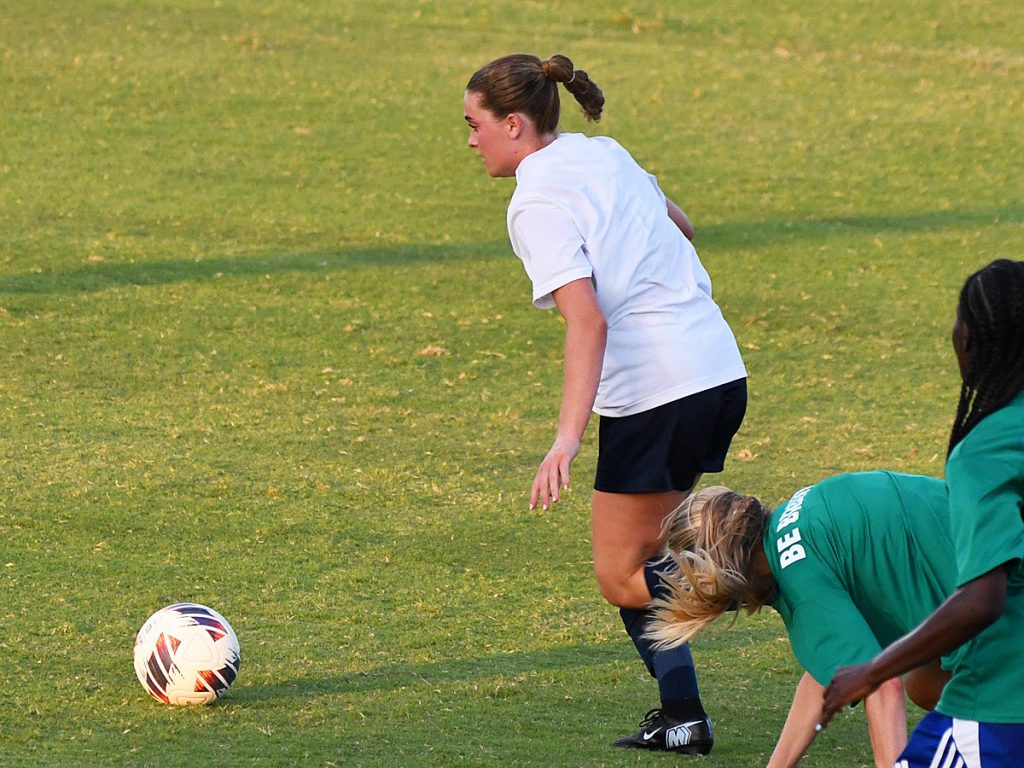 UTSA beat A&M-Corpus Christi 6-0 in a women's soccer exhibition on Sunday, Aug. 3, 2025, at UTSA Park West. - photo by Joe Alexander