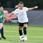 UTSA beat A&M-Corpus Christi 6-0 in a women's soccer exhibition on Sunday, Aug. 3, 2025, at UTSA Park West. - photo by Joe Alexander