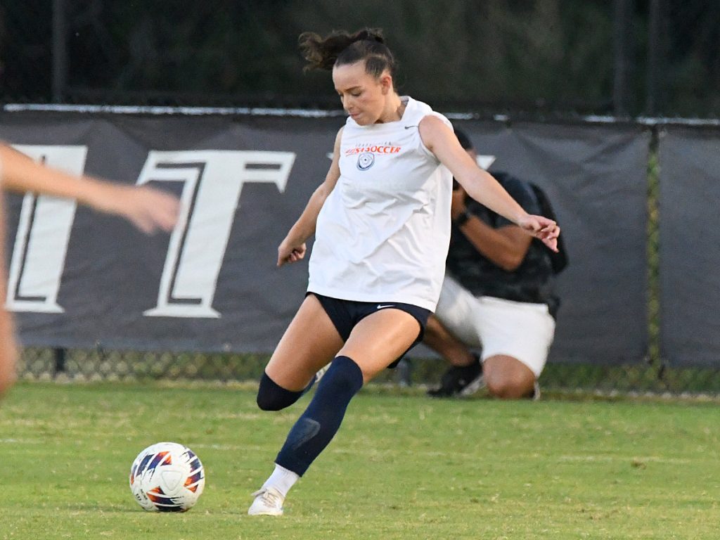 UTSA beat A&M-Corpus Christi 6-0 in a women's soccer exhibition on Sunday, Aug. 3, 2025, at UTSA Park West. - photo by Joe Alexander