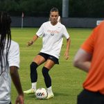 UTSA beat A&M-Corpus Christi 6-0 in a women's soccer exhibition on Sunday, Aug. 3, 2025, at UTSA Park West. - photo by Joe Alexander
