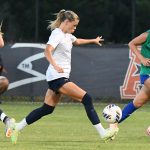UTSA beat A&M-Corpus Christi 6-0 in a women's soccer exhibition on Sunday, Aug. 3, 2025, at UTSA Park West. - photo by Joe Alexander