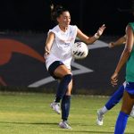 UTSA beat A&M-Corpus Christi 6-0 in a women's soccer exhibition on Sunday, Aug. 3, 2025, at UTSA Park West. - photo by Joe Alexander
