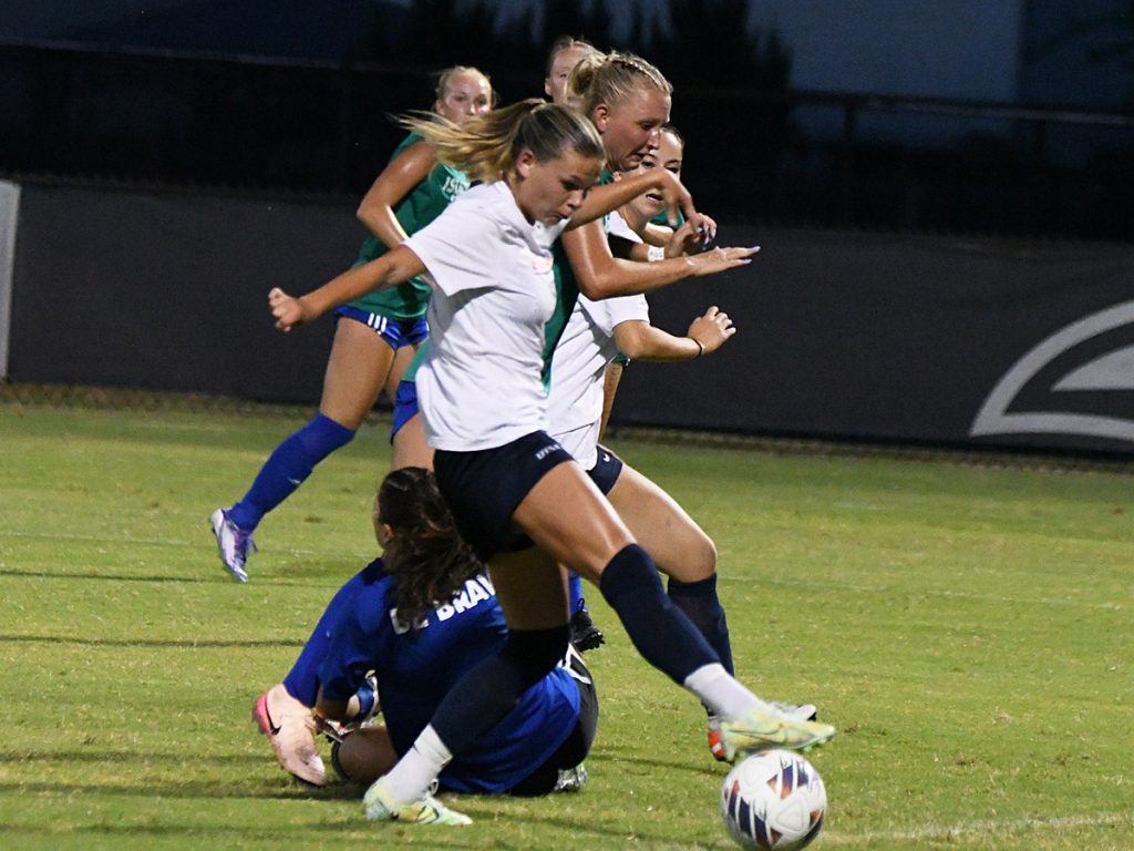 UTSA beat A&M-Corpus Christi 6-0 in a women's soccer exhibition on Sunday, Aug. 3, 2025, at UTSA Park West. - photo by Joe Alexander