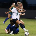 UTSA beat A&M-Corpus Christi 6-0 in a women's soccer exhibition on Sunday, Aug. 3, 2025, at UTSA Park West. - photo by Joe Alexander