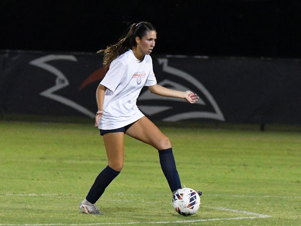 UTSA beat A&M-Corpus Christi 6-0 in a women's soccer exhibition on Sunday, Aug. 3, 2025, at UTSA Park West. - photo by Joe Alexander