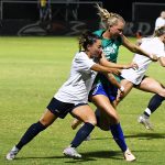 UTSA beat A&M-Corpus Christi 6-0 in a women's soccer exhibition on Sunday, Aug. 3, 2025, at UTSA Park West. - photo by Joe Alexander