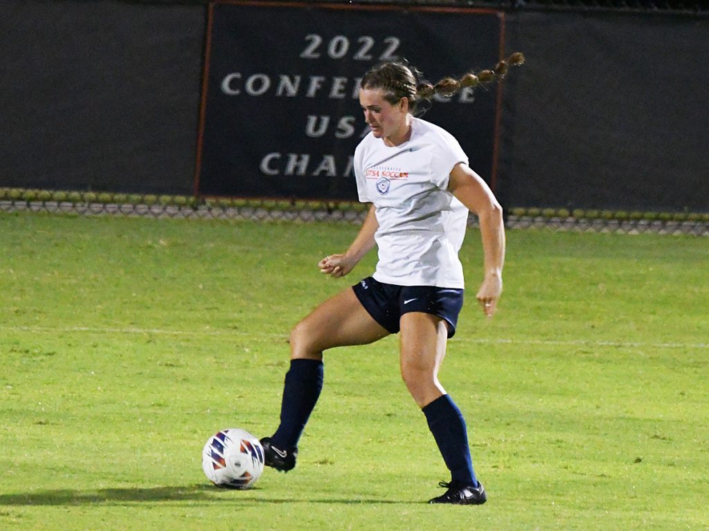 UTSA beat A&M-Corpus Christi 6-0 in a women's soccer exhibition on Sunday, Aug. 3, 2025, at UTSA Park West. - photo by Joe Alexander