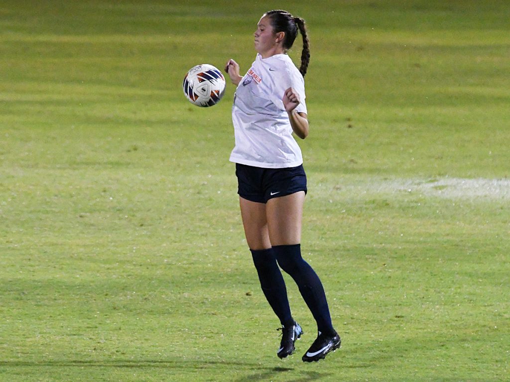 UTSA beat A&M-Corpus Christi 6-0 in a women's soccer exhibition on Sunday, Aug. 3, 2025, at UTSA Park West. - photo by Joe Alexander