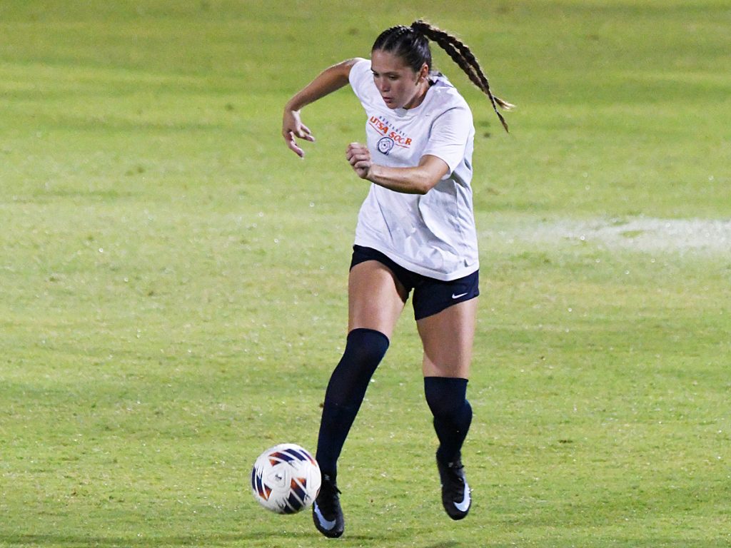 UTSA beat A&M-Corpus Christi 6-0 in a women's soccer exhibition on Sunday, Aug. 3, 2025, at UTSA Park West. - photo by Joe Alexander