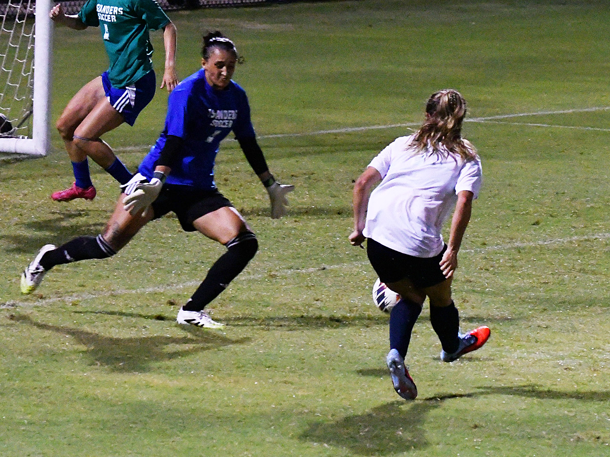 Brooklyn Bailey scored UTSA's fifth goal in the 67th minute in a 6-0 exhibition victory over A&M-Corpus Christi on Sunday, Aug. 3, 2025, at Park West. - photo by Joe Alexander
